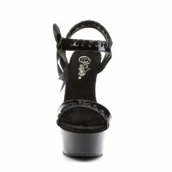Pleaser DELIGHT-615 - Blk/Blk Exotic Dancing