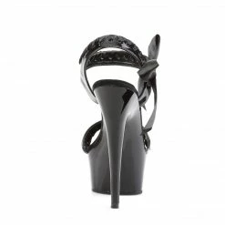 Pleaser DELIGHT-615 - Blk/Blk Exotic Dancing