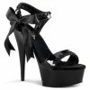 Pleaser DELIGHT-615 - Blk/Blk Exotic Dancing