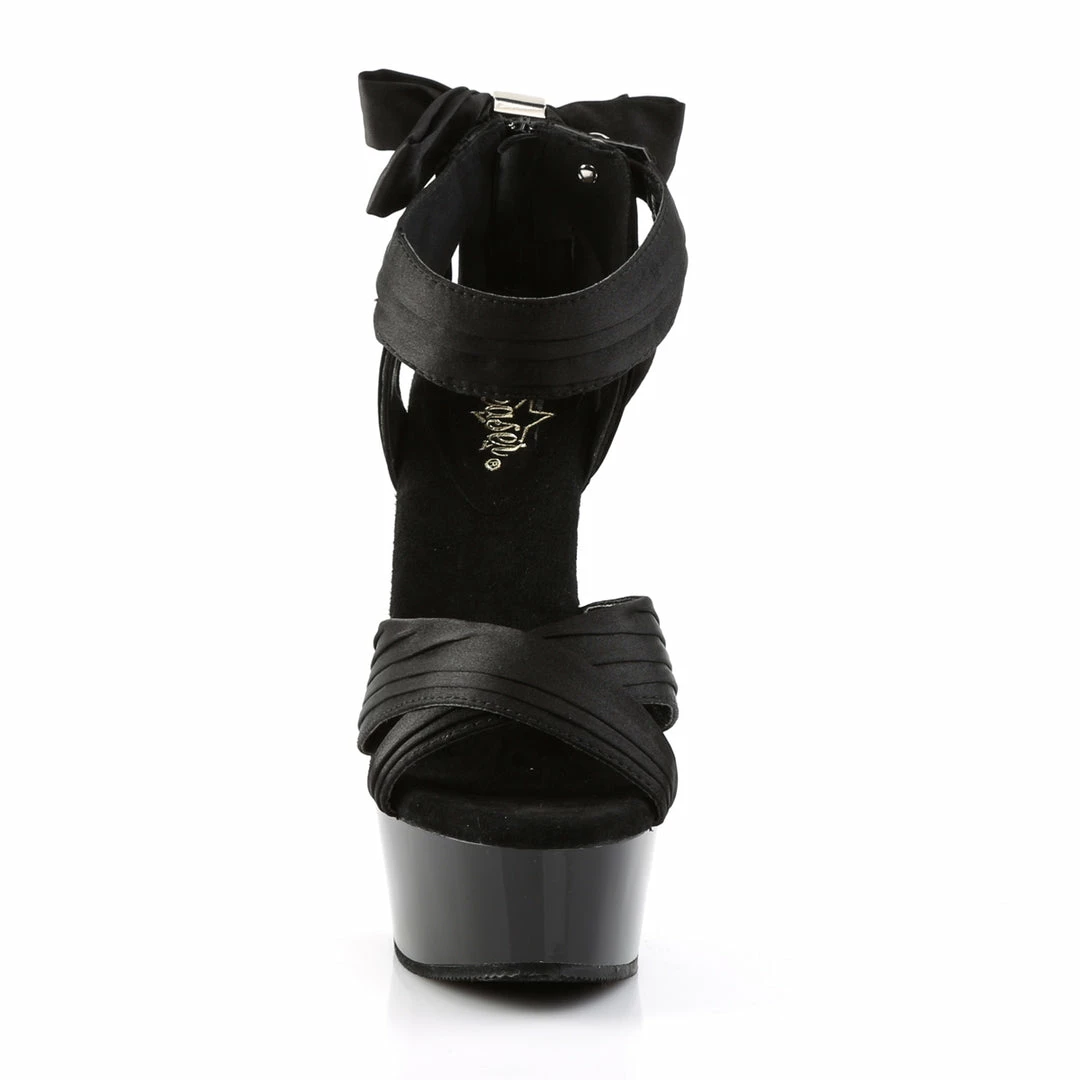 Pleaser DELIGHT-668 - Blk Satin/Blk Exotic Dancing 4 Pleaser DELIGHT-668 - Blk Satin/Blk Exotic Dancing