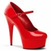 Pleaser DELIGHT-687 - Red/Red