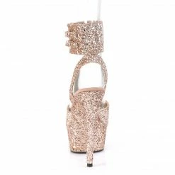 Pleaser DELIGHT-691LG - Rose Gold Glitter/Rose Gold Glitter