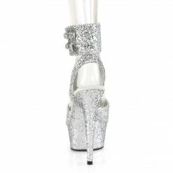 Pleaser Exotic Dancing DELIGHT-691LG - Slv Glitter/Slv Glitter