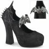 Demonia Punk & Goth DEMON-18 - Blk Satin-Blk Lace