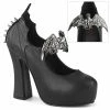 Demonia DEMON-18 - Blk Vegan Leather