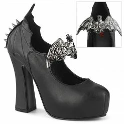 Demonia DEMON-18 - Blk Vegan Leather