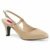 Pleaser Pink Label Bridal DIVINE-418 - Cream Pat 2 Pleaser Pink Label Bridal DIVINE-418 - Cream Pat