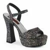 Demonia Punk & Goth DOLLY-09 - Blk Multi Glitter