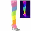 Pleaser Pink Label DREAM-3012RBG - Multi-Rainbow Multi Glitter