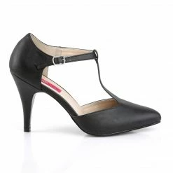 Pleaser Pink Label DREAM-425 - Blk Faux Leather