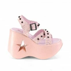 Demonia Punk & Goth DYNAMITE-02 - Baby Pink Glitter