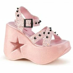Demonia Punk & Goth DYNAMITE-02 - Baby Pink Glitter