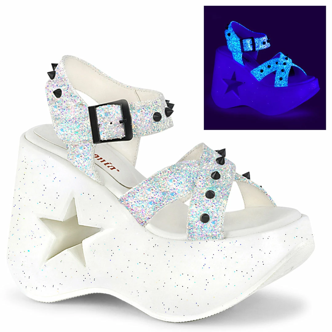 Demonia DYNAMITE-02 - Wht Multi Glitter 3 Demonia DYNAMITE-02 - Wht Multi Glitter