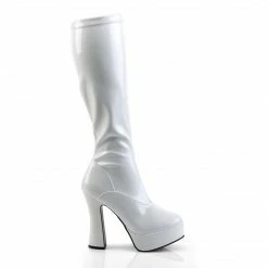 Pleaser ELECTRA-2000Z - Wht Str Pat Exotic Dancing