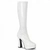 Pleaser ELECTRA-2000Z - Wht Str Pat Exotic Dancing