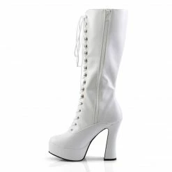 Pleaser Exotic Dancing ELECTRA-2020 - Wht Faux Leather