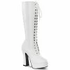 Pleaser Exotic Dancing ELECTRA-2020 - Wht Faux Leather
