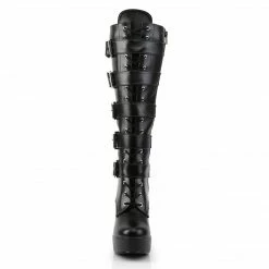 Pleaser ELECTRA-2042 - Blk Faux Leather Exotic Dancing 8 Pleaser ELECTRA-2042 - Blk Faux Leather Exotic Dancing