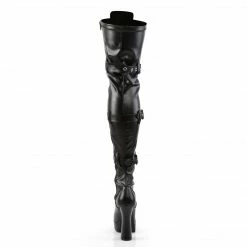 Pleaser ELECTRA-3028 - Blk Str Faux Leather Exotic Dancing 10 Pleaser ELECTRA-3028 - Blk Str Faux Leather Exotic Dancing
