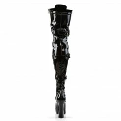 Pleaser Exotic Dancing ELECTRA-3028 - Blk Str Pat