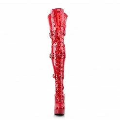 Pleaser ELECTRA-3028 - Red Str Pat