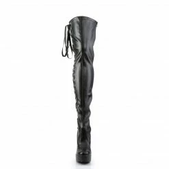 Pleaser ELECTRA-3050 - Blk Str Faux Leather Exotic Dancing