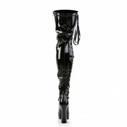 Pleaser ELECTRA-3050 - Blk Str Pat Exotic Dancing