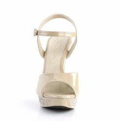 Fabulicious ELEGANT-409 - Cream Pat/Cream Party & Prom