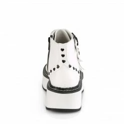 Demonia Punk & Goth EMILY-315 - White Vegan Leather 10 Demonia Punk & Goth EMILY-315 - White Vegan Leather