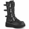 Demonia EMILY-322 - Blk Vegan Leather Punk & Goth 1 Demonia EMILY-322 - Blk Vegan Leather Punk & Goth