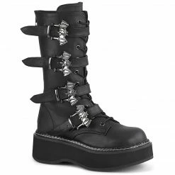 Demonia EMILY-322 - Blk Vegan Leather Punk & Goth