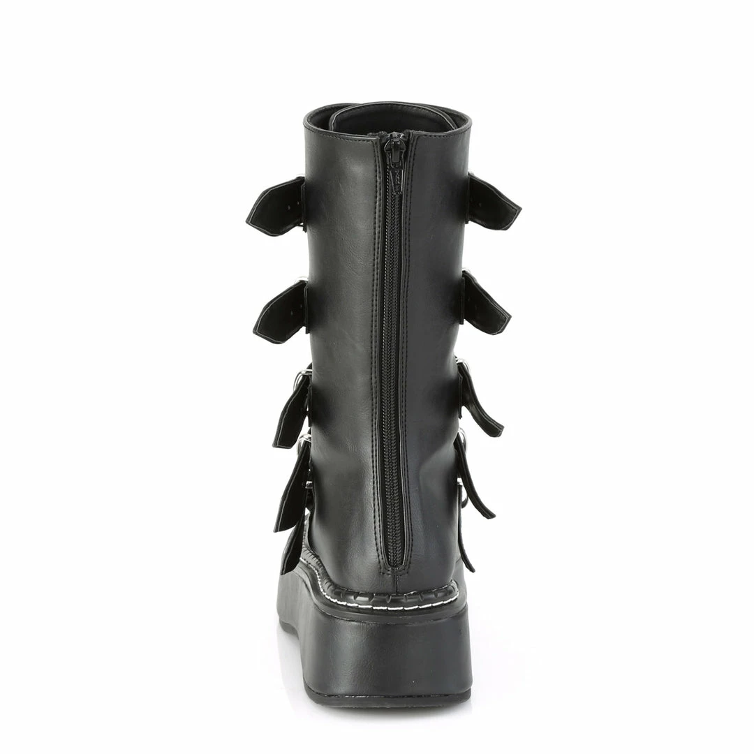 Demonia EMILY-330 - Blk Vegan Leather Punk & Goth 6 Demonia EMILY-330 - Blk Vegan Leather Punk & Goth