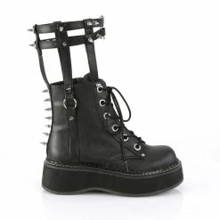 Demonia Punk & Goth EMILY-357 - Blk Vegan Leather 11 Demonia Punk & Goth EMILY-357 - Blk Vegan Leather