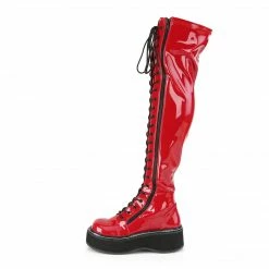 Demonia Punk & Goth EMILY-375 - Red Pat
