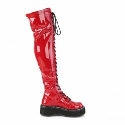 Demonia Punk & Goth EMILY-375 - Red Pat