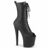 Pleaser ENCHANT-1041 - Blk Faux Le/Blk Matte