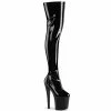 Pleaser ENCHANT-3000 - Blk Str. Pat/Blk 2 Pleaser ENCHANT-3000 - Blk Str. Pat/Blk