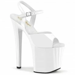 Pleaser ENCHANT-709 - Wht Pat/Wht