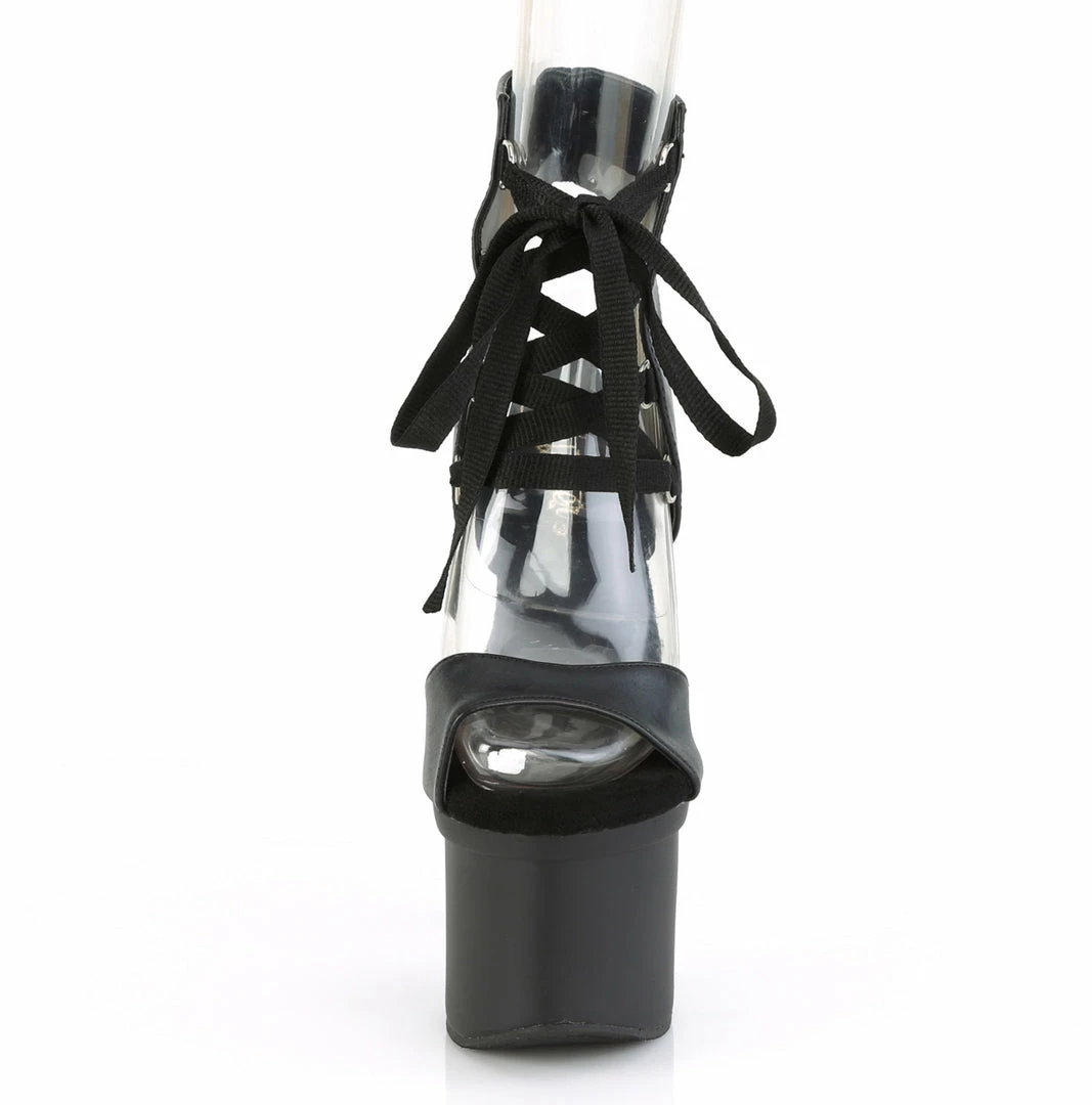 Pleaser ESTEEM-700-14 - Blk Faux Leather/Blk Matte Exotic Dancing 4 Pleaser ESTEEM-700-14 - Blk Faux Leather/Blk Matte Exotic Dancing