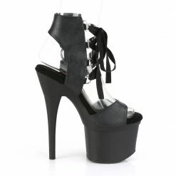 Pleaser ESTEEM-700-14 - Blk Faux Leather/Blk Matte Exotic Dancing 11 Pleaser ESTEEM-700-14 - Blk Faux Leather/Blk Matte Exotic Dancing