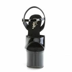 Pleaser Exotic Dancing ESTEEM-709 - Blk Pat/Blk