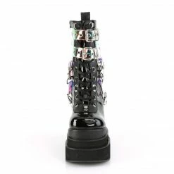 Demonia Punk & Goth ETERNAL-115 - Blk Pat-Vegan Leather