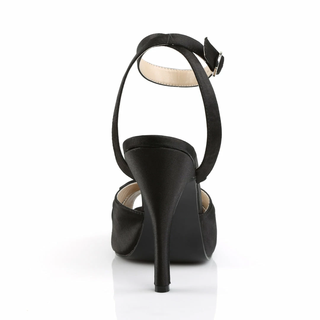 Pleaser Pink Label EVE-01 - Blk Satin 6 Pleaser Pink Label EVE-01 - Blk Satin