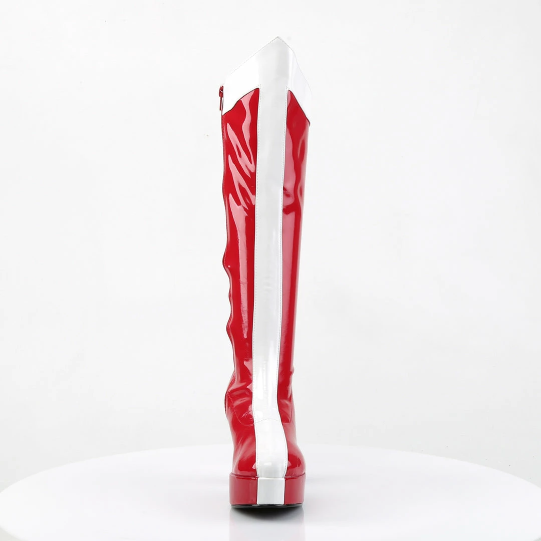 Funtasma Costume & Theme EXOTICA-305 - Red-Wht Str Pat 4 Funtasma Costume & Theme EXOTICA-305 - Red-Wht Str Pat