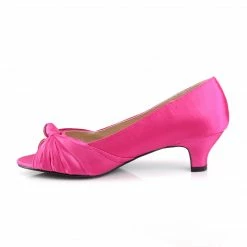Pleaser Pink Label FAB-422 - H. Pink Satin 9 Pleaser Pink Label FAB-422 - H. Pink Satin