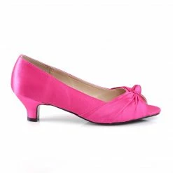 Pleaser Pink Label FAB-422 - H. Pink Satin 11 Pleaser Pink Label FAB-422 - H. Pink Satin