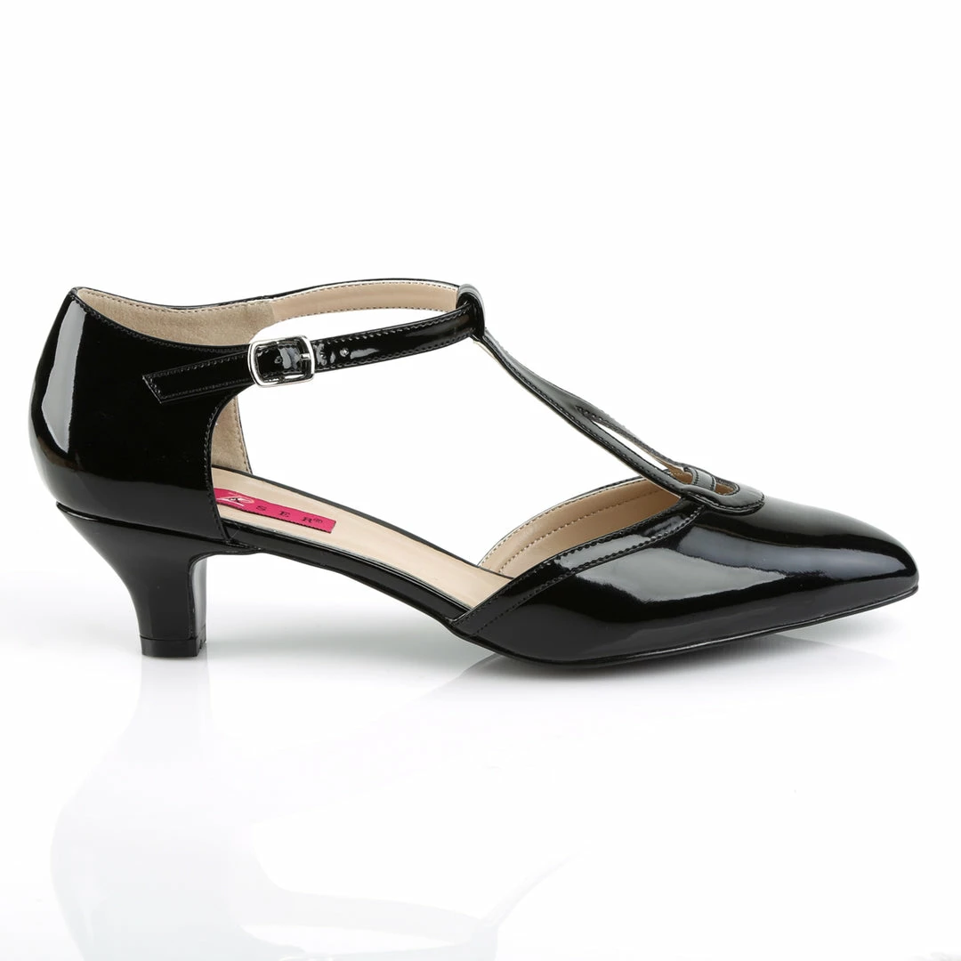 Pleaser Pink Label FAB-428 - Blk Pat 7 Pleaser Pink Label FAB-428 - Blk Pat