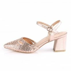 Fabulicious Party & Prom FAYE-06 - Rose Gold Shimmering Fabric