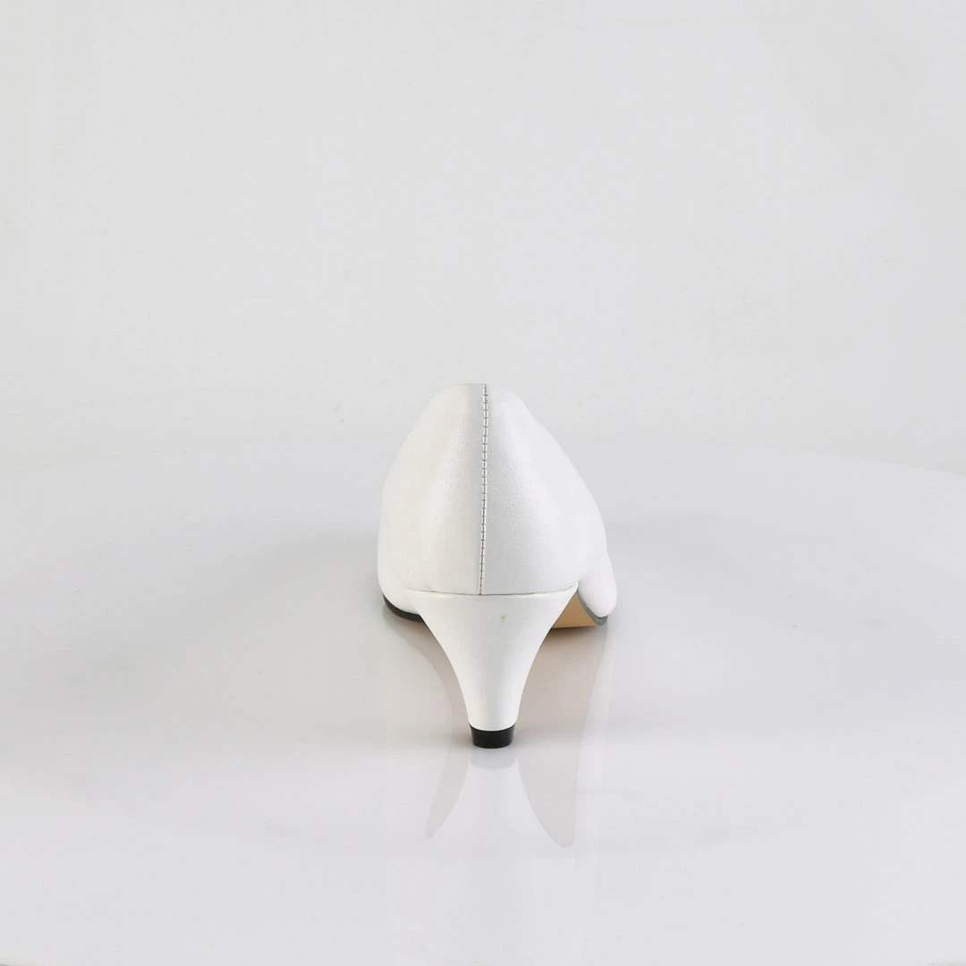 Pleaser Pink Label FEFE-01 - Wht Faux Leather 6 Pleaser Pink Label FEFE-01 - Wht Faux Leather