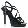 Fabulicious Party & Prom FLAIR-413 - Blk Pat/Blk